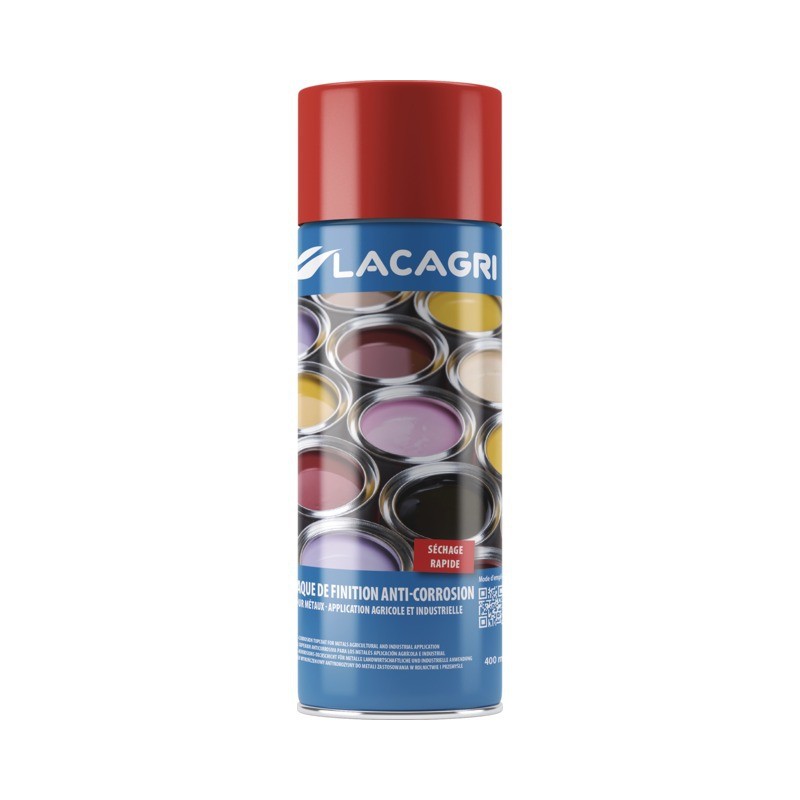 PEINTURE DE FINITION ROUGE AGRAM AEROSOL 400ML