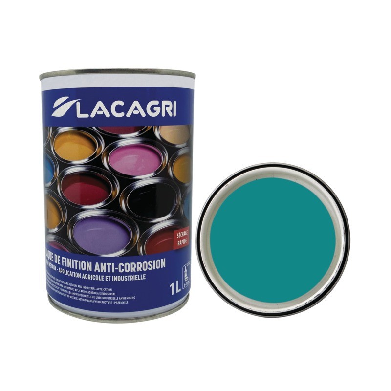 PEINTURE DE FINITION BLEU TURQUOISE POT 1L