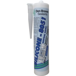 MASTIC SILICONE SANITAIRE 8051 TRANSLUCIDE CARTOUCHE 300ML