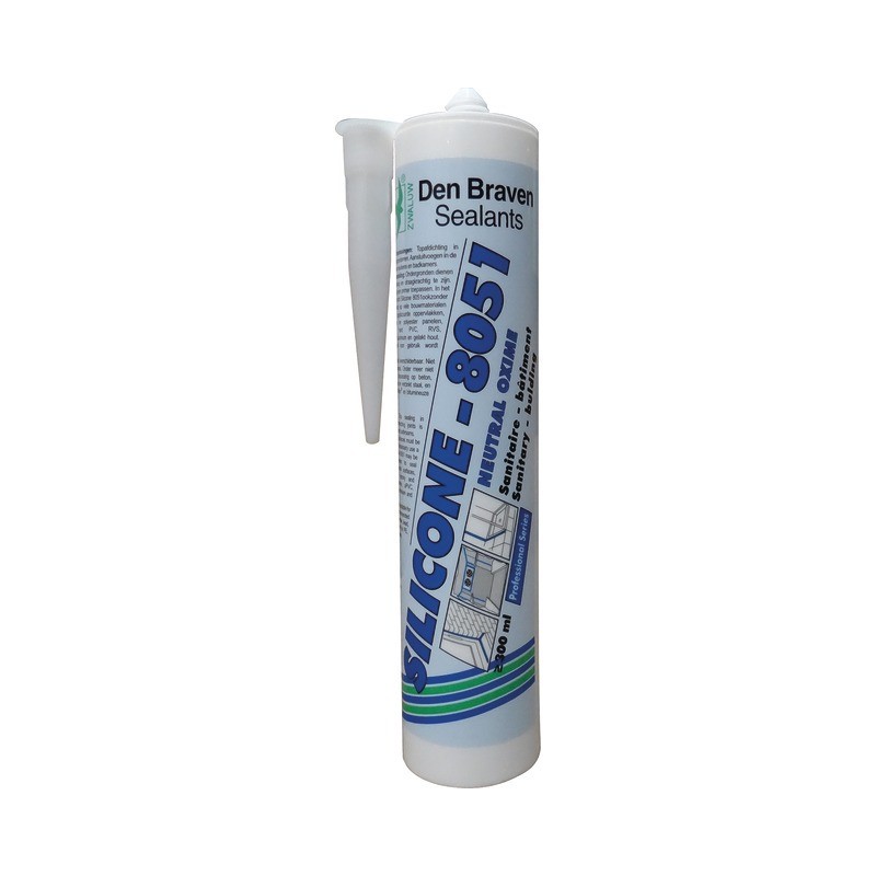 MASTIC SILICONE 8051 BLANC CARTOUCHE 300ML