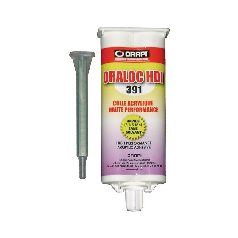 GLUE ACRYLIQUE ORALOC HDI 391 SERINGUE 50ML