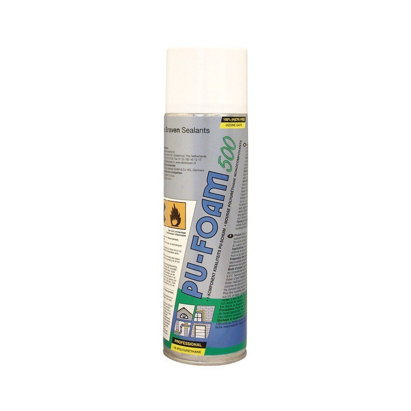 MOUSSE EXPANSIVE POLYURETHANE PU   AERO 500ML