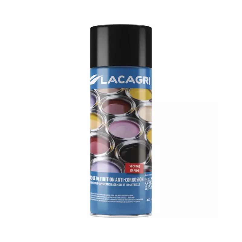 PEINTURE DE FINITION NOIR MAT AEROSOL 400ML