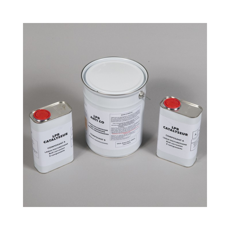 PEINTURE ANTI-CORROSION GRIS FONCE PANTONE 405C POT DE 5L