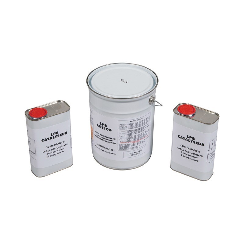 PEINTURE ANTI-CORROSION GRIS CLAIR RAL 7047 POT DE 5L