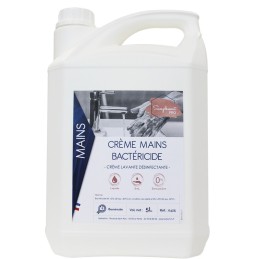 Crème lavante mains bactéricide - Bidon 5L