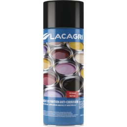 PEINTURE DE FINITION NOIR SATINE BRILLANT AEROSOL 400ML