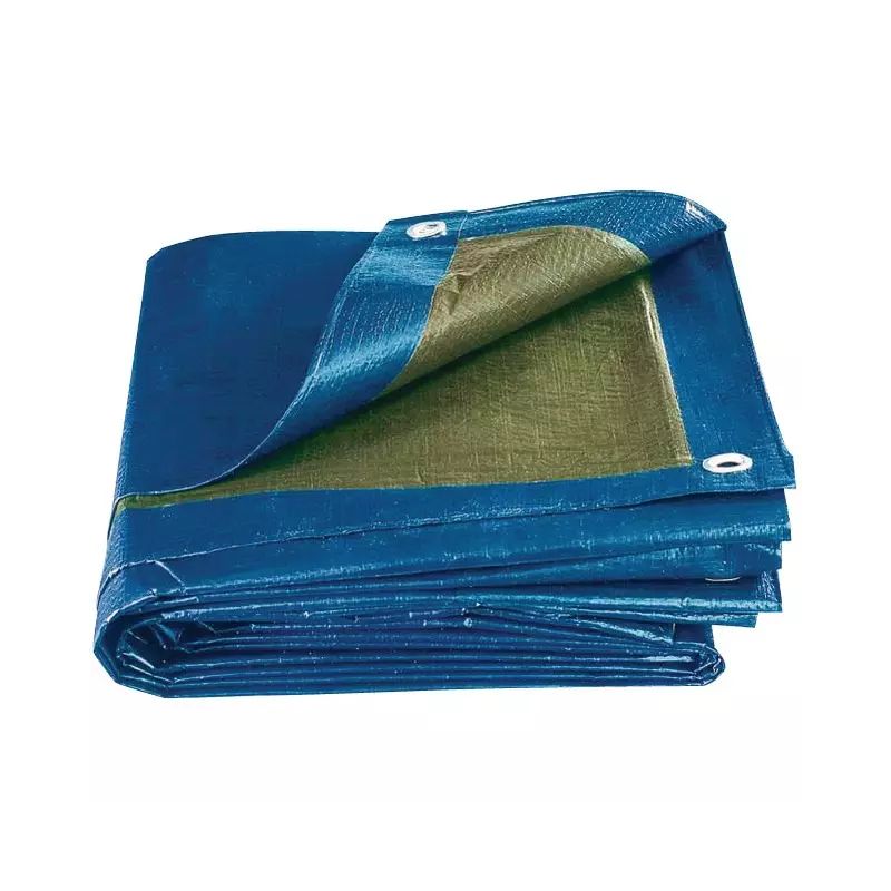 BACHE SERIE LOURDE BLEU/VERT 135GR/M2 8X12M