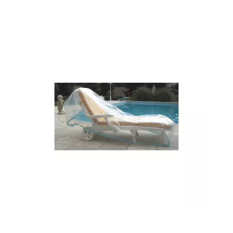 HOUSSE DE JARDIN PLASTIQUE CHAISE LONGUE