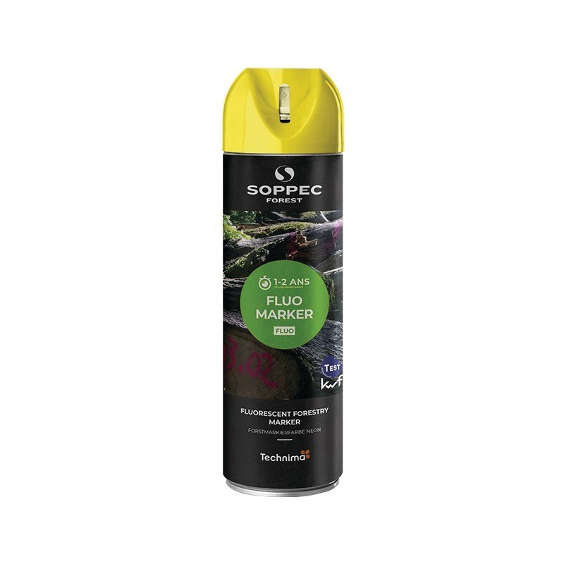 TRACEUR FORESTIER FLUORESCENT JAUNE  500ML