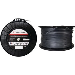 FIL NYLON DOUBLE PEAU TECHNI POWER TITANIUM Ø2,5 MM / 63 M