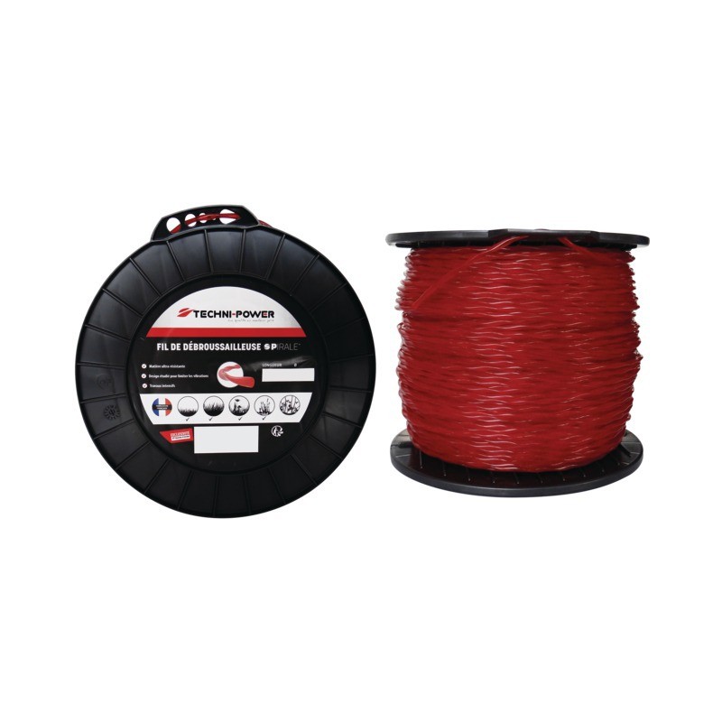 FIL NYLON TECHNI POWER SPIRALE Ø2,4 MM / 351 M