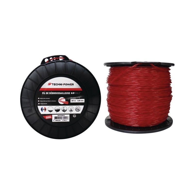 FIL NYLON TECHNI POWER SPIRALE Ø3,0 MM / 207 M