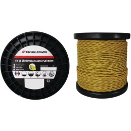 FIL NYLON TORSADE PLATINIUM TECHNI POWER Ø2,4MM / 88 M