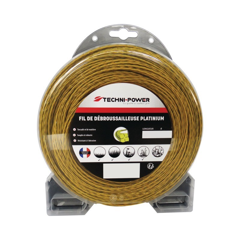 FIL NYLON TORSADE PLATINIUM TECHNI POWER Ø1,6MM / 79 M