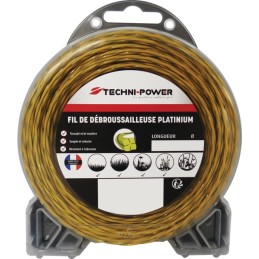 FIL NYLON TORSADE PLATINIUM TECHNI POWER Ø1,6MM / 15M