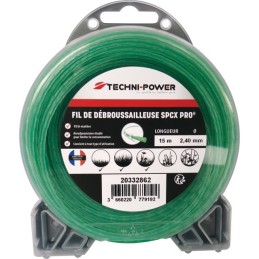 FIL NYLON ONDULE SPCX PRO TECHNI POWER Ø2,4MM / 15 M