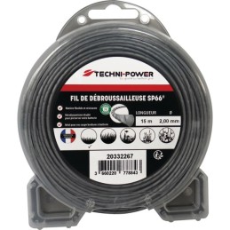 FIL NYLON SP66 TECHNI POWER Ø2MM / 15 M