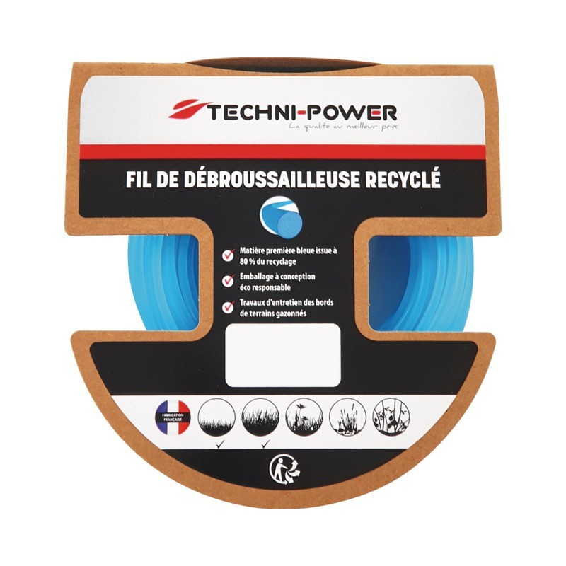 FIL RECYCLE ROND TECHNI POWER Ø1.6MM / 15 M