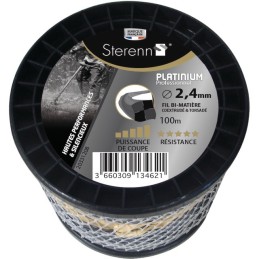 FIL NYLON PLATINIUM STERENN Ø2,4MM 100M