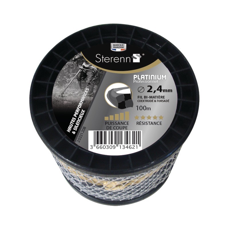 FIL NYLON PLATINIUM STERENN Ø2,4MM 100M