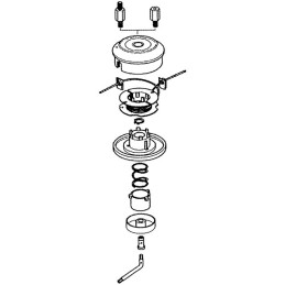 TETE 2 FILS TAP'N'WORK DIA 130MM