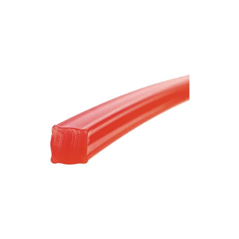 BOBINE FIL NYLON CARRE 2MM 130M ROUGE