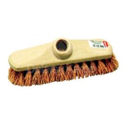 Brosse lave-pont chiendent / Monture bois douille à vis L 22cm