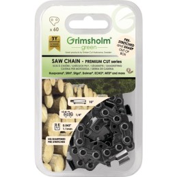 CHAINE TRONCONNEUSE 1/4" .043" (1,1 mm) 60 ENTRAINEURS GRIMSHOLM