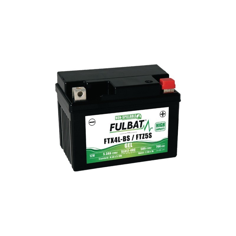 BATTERIE GEL FTX4L-BS / FTZ5S (Haute capacité)