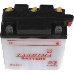 BATTERIE MOTO 6N6-3B1 / 6V + 1 BIDON DE 1L D"ACIDE