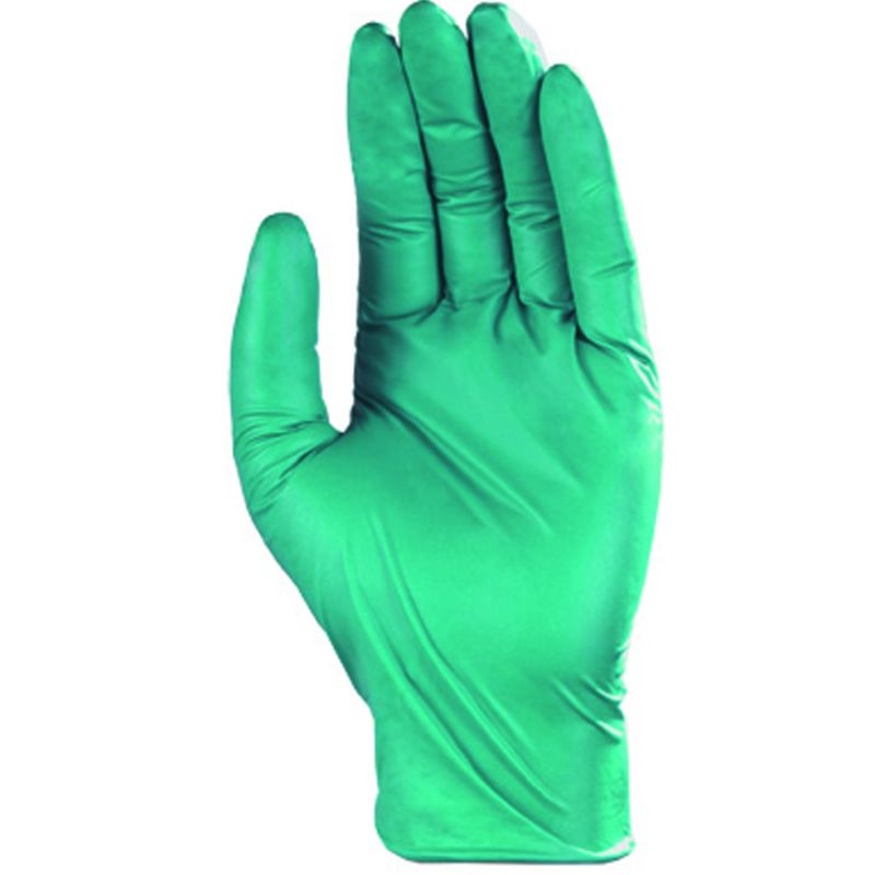 Gants EURO-ONE 5960 nitrile vert x100gts T10