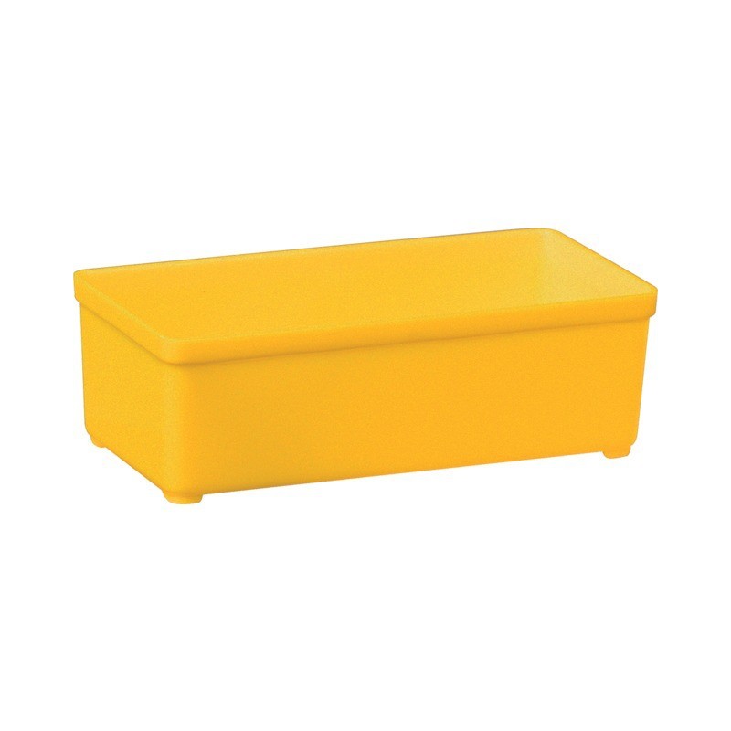 CASIER DE RANGEMENT JAUNE L101MM P50,5MM H32MM POUR TIROIR ET MALLETTE