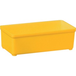 CASIER DE RANGEMENT JAUNE L101MM P50,5MM H32MM POUR TIROIR ET MALLETTE