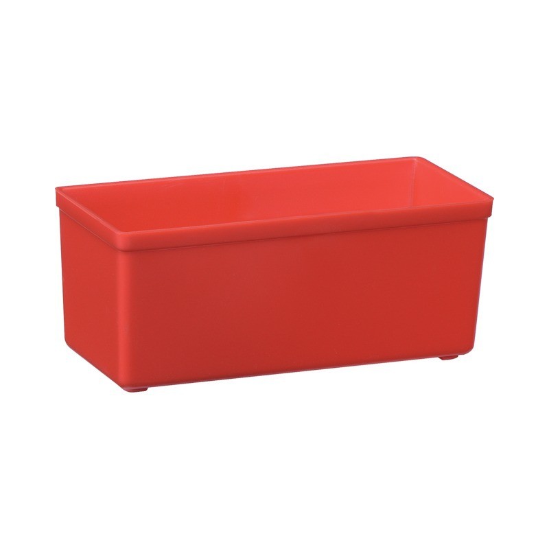 CASIER DE RANGEMENT ROUGE L110MM P50MM H45MM POUR TIROIR ET MALLETTE