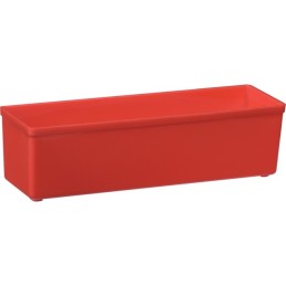 CASIER DE RANGEMENT ROUGE L165MM P50MM H45MM POUR TIROIR ET MALLETTE