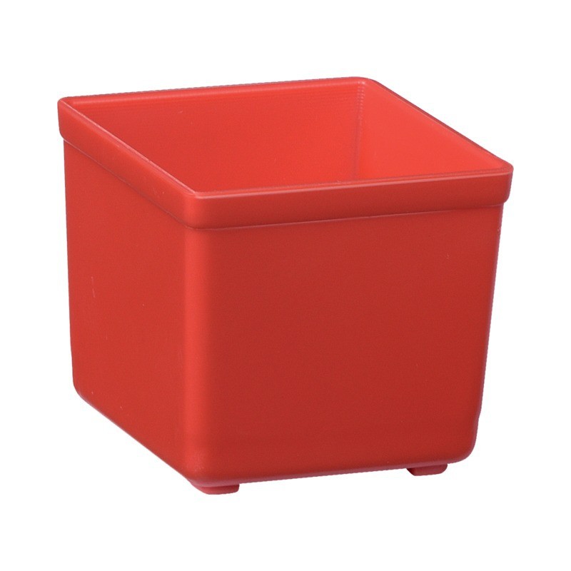 CASIER DE RANGEMENT ROUGE L55MM P50MM H45MM POUR TIROIR ET MALLETTE