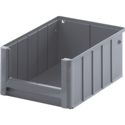 BAC DE STOCKAGE 3214 GRIS RAL 7001 234x140x300 MM