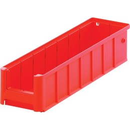 BAC DE STOCKAGE 4109 ROUGE RAL 3020 117x90x400 MM