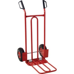 DIABLE AVEC BAVETTE RABATTABLE ET ROUE GONFLABLES 250 KG KS TOOLS