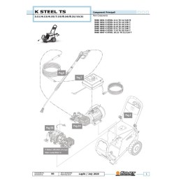 NETTOYEUR EAU FROIDE K STEEL TS - 15L/MN 210 BAR