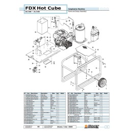 NETTOYEUR EAU CHAUDE THER FDX HOT CUBE WK 21L/MN 160 BAR