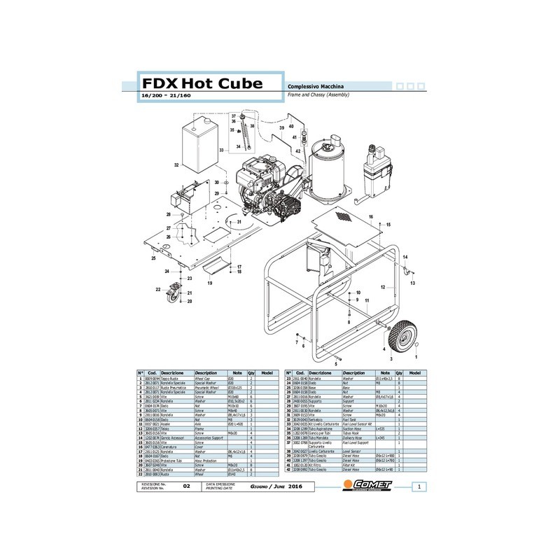 NETTOYEUR EAU CHAUDE THER FDX HOT CUBE WK 21L/MN 160 BAR