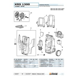 NETTOYEUR EAU FROIDE KRS 1300 EXTRA 8,3 L/MN 150 BAR