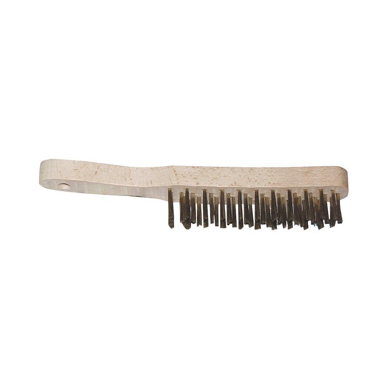 BROSSE METAL AVEC MANCHE BOIS (BOX)