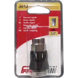 RACCORD RAPIDE FEMELLE FILETE FEMELLE 1/4'' BLISTER PRODIF