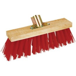 BALAI PVC ROUGE MAT          32CM SANS MANCHE