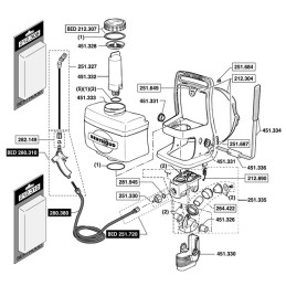 PULVERISATEUR A DOS VERMOREL 16L 102022