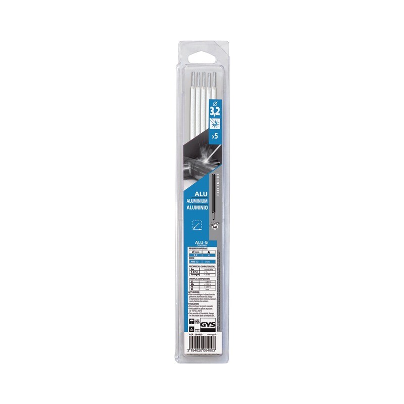 ELECTRODE ALUMINIUM D 3,2 BLISTER DE 5 GYS