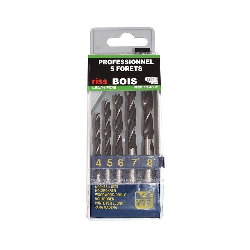 FORETS 4A8 BOIS 3 POINTES COFFRET 5 PIECES